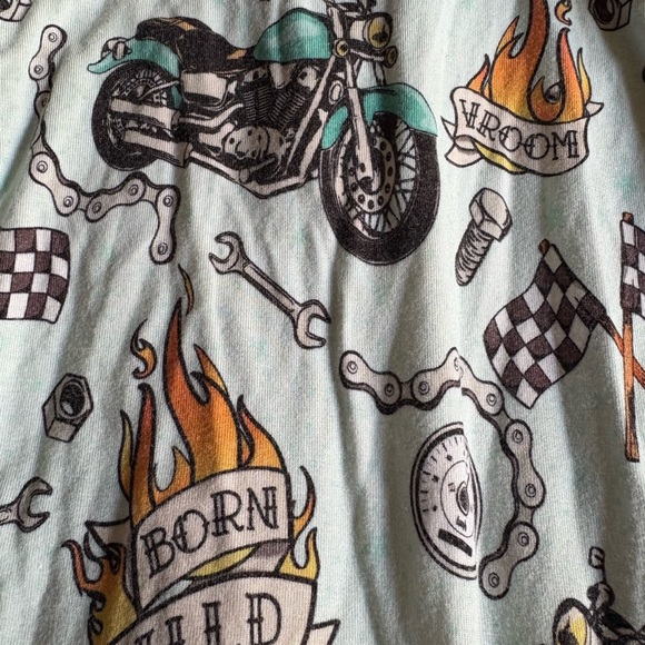 Wild Ride Kids Footie in Green and Black - Picture 2 of 3